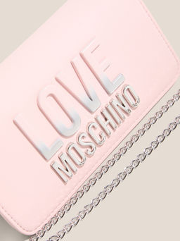 Клатч LOVE MOSCHINO PRISM SLG Артикул 4463841, светло-розовый  фото 2