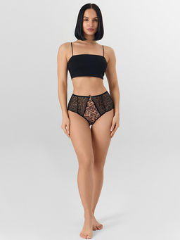 Цена за 2 штуки! Трусы женские с леопардовым принтом кружевные - Mark formelle фото 6