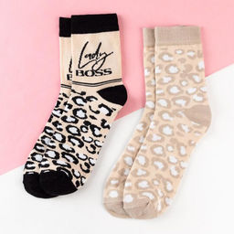 Носки женские KAFTAN Lady boss, набор 2 пары, размер 36-39 (23-25 см)