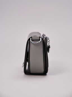 Сумка кожаная на плечо Azaro 31032 нельсон/серый