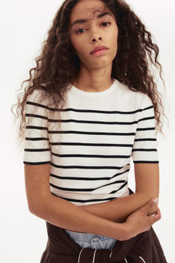Camiseta de punto fino - H&m фото 11