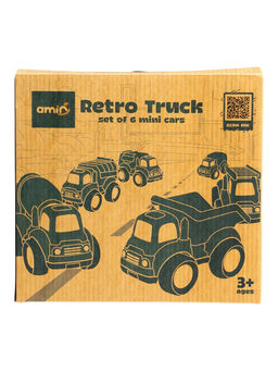 Грузовик «Спецтехника. Ретро», набор 6 шт., подвижные элементы