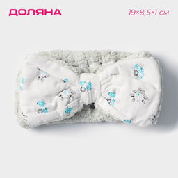 Повязка для умывания Доляна Ретро, цвет МИКС  фото 8