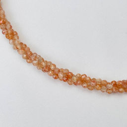 Колье тройное из Солнечного камня