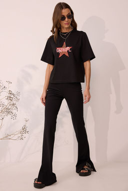 Футболка LYUSHe 4114 черный  фото 8