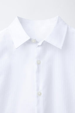 CAMISA VESTIR / Blanco - Zara фото 3