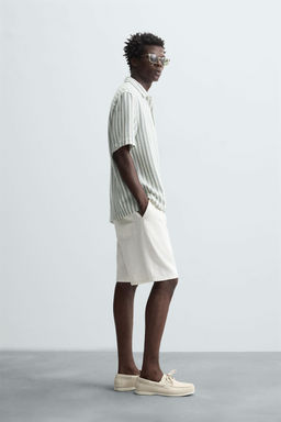 HERRINGBONE TEXTURED POLO SHIRT - Zara фото 4