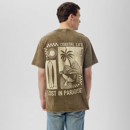 Футболка мужская MIST Paradise, размер XL, зелёная