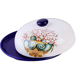 30818 Блюдо д/блинов с крышкой 23,8х23,8х9,7см 2пр Страна чудес дол LR (х12) - Mayer&boch фото 2