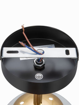 Бра 74542/1W, 1x40Вт, E14, цвет латунь/чёрный