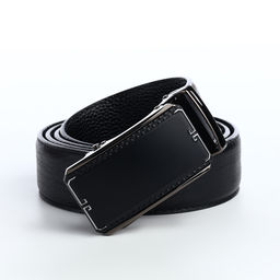Ремень мужской, 120×3.6 см, регулируемая длина, пряжка автомат, чёрный
