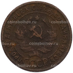 Монета 1 копейка 1924 года