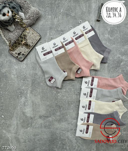 Носки женские короткие, 10 пар