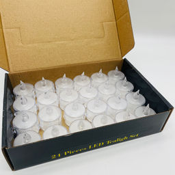 Новогодний декор Ночник - Свеча короткая 5 см (24 шт в уп) (Разноцветные) - Ип лебедев о.ю фото 2