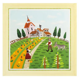 Набор столовый Этель Тоскана, скатерть 180х150 см, салф. 40х40 см-8шт, 100% хл  фото 2