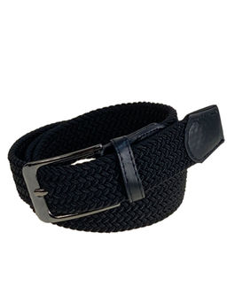 Ремень женский резинка текстильный, цвет черный
