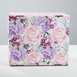 Коробка складная Цветочная сказка, 31,2 х 25,6 х 16,1 см - Дарите счастье фото 2