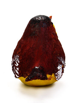 Садовая фигура из полистоуна «Синица», 12×10×7 см