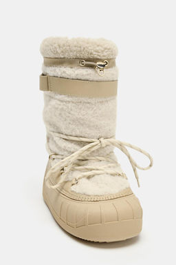 SHEARLING EFFECT ANKLE BOOTS SKI COLLECTION, CHARACTERISTICS - Zara фото 5