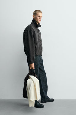 CROPPED FIT JACKET WITH METAL TOGGLES - Zara фото 4