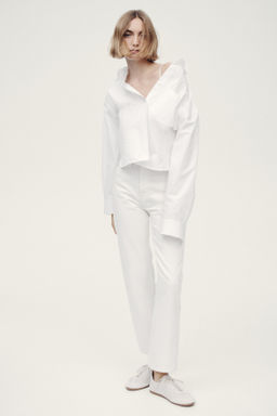 Straight High Waist Ankle Jeans - H&m фото 13