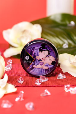 Массажное аромамасло в виде свечи Shunga Инстинкт влечения.Экзотические фрукты(Libido.Exotic), 30м