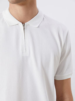 Polo Yaka Penye Erkek Ti??rt