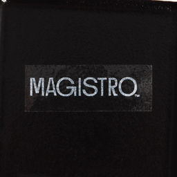 Блюдо фарфоровое для подачи с бамбуковой ручкой Magistro «Галактика», 30×20,5×2,3 см, цвет чёрный