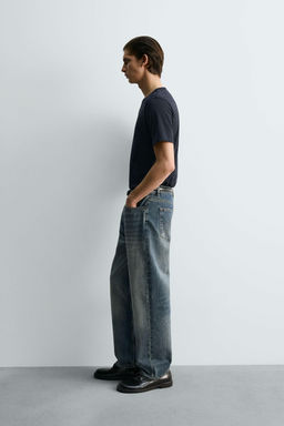 CAMISETA SLIM FIT B?SICA / Marino - Zara фото 4
