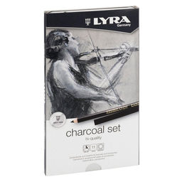 LYRA Набор художественных карандашей REMBRANDT (для графики) 12 шт. ( в металлической упаковке ) L2051112 уголь