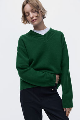 Jersey con escote en V - H&m фото 6