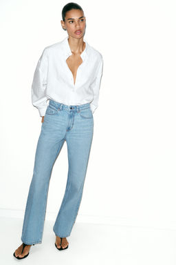 Z1975 REGULAR FIT HIGH-WAIST LONG LENGTH JEANS - Zara фото 22