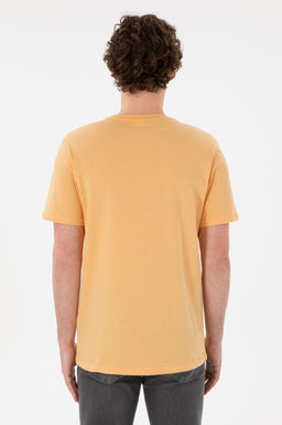 Erkek Regular Fit Bisiklet Yaka Turuncu Basic Ti__rt Sepette S_rpriz _ndirim - U.s. polo assn фото 6