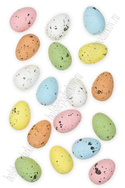 Пасхальный декор "Яйца" 3*4 см (18 шт) SF-7861, №2