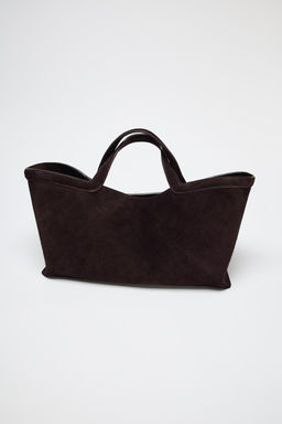 ELONGATED SUEDE TOTE BAG - Zara фото 4
