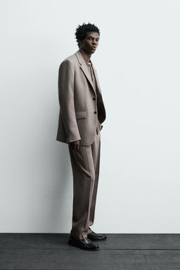 100% WOOL SUIT BLAZER - Zara фото 4