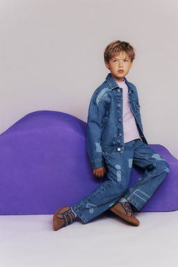 PRINTED DENIM JACKET - Zara фото 5