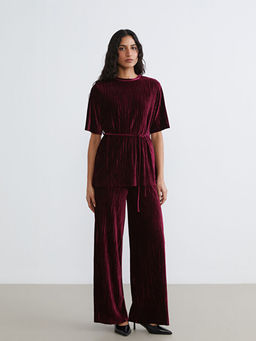 Bisiklet Yaka Beli Ku?akl? Kad?n Tunik