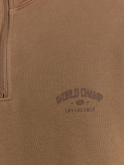 Толстовка мужская бежевая с печатью сепия +печать 121916 - Mark formelle фото 6