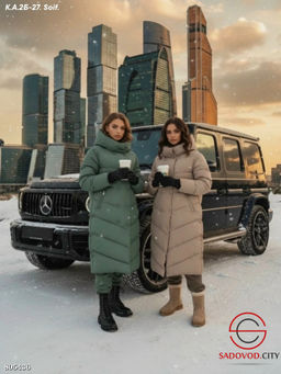 Куртка зимняя женская длинная - Bruno фото 4
