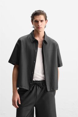 WAXED-EFFECT SHIRT - Zara фото 2