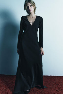 LIMITED EDITION SATIN DRESS WITH SPIDERWEB BACK - Zara фото 2