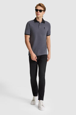 Erkek Antrasit Regular Fit Polo Yaka Basic Ti__rt - U.s. polo assn фото 4