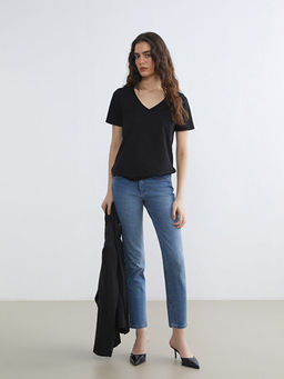 Slim Fit Kad?n Jean Pantolon