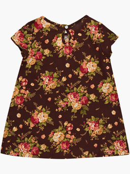 Платье для девочки UD 1829 корич - Mini maxi фото 5