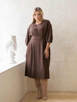 Платье 1360 коричневый - Novita фото 7