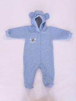 КБ013 Комбинезон Мышонок (голубой) вместо вышивки принт - Милаша фото 2
