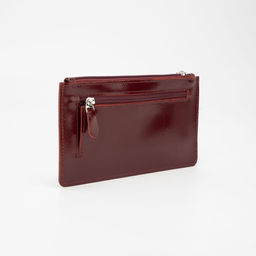 Кошелёк на молнии, с ручкой, цвет бордовый - Textura фото 2