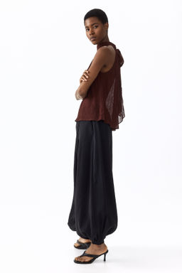 Top de gasa con cuello fular - H&m фото 5