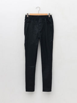 Beli Lastikli Skinny Fit K?z ?ocuk Pantolon